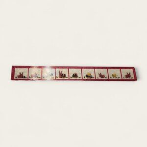Vintage 1990’s Lenticular Ruler 12" Easter Multiplication Table